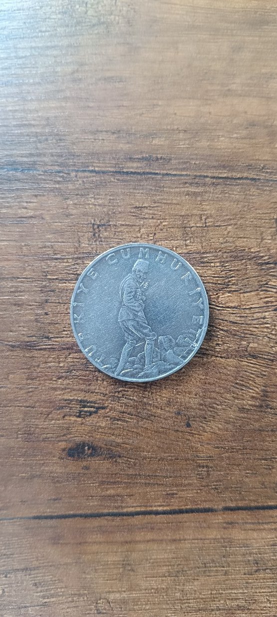 1980 Gri 2,5 Lira Madeni Para - Görsel 2