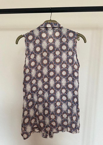 adL Desenli Kolsuz Mini Gömlek - Görsel 2