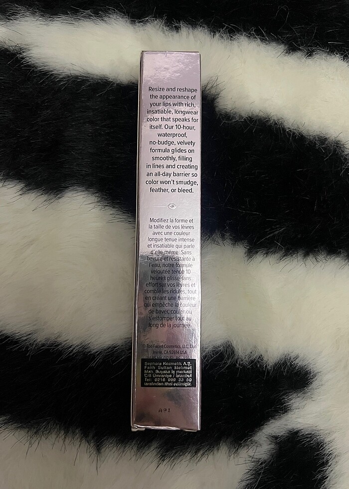 too faced dudak kalemi - Görsel 2