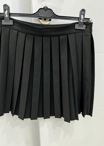 Siyah Pilili Mini Etek - Görsel 5