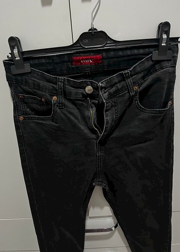 Kadın Siyah Kemerli Dar Kesim Jean - Görsel 5