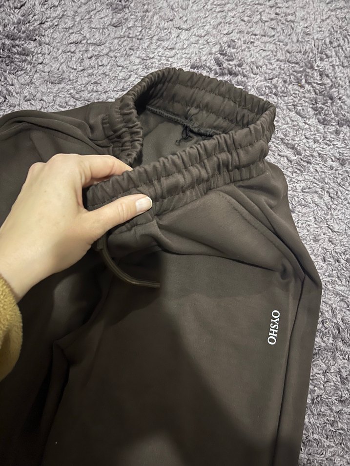 Kahverengi Kadın Rahat Kesim Eşofman Altı - Görsel 4