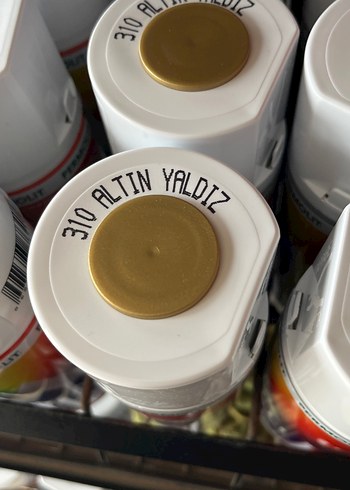 310 Altın Yaldız sprey boya - Görsel 2