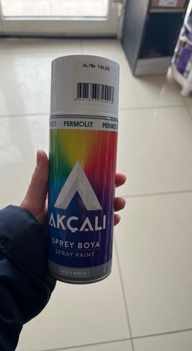 310 Altın Yaldız sprey boya - Görsel 4