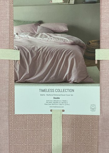 Pembe Desenli Çift Kişilik Nevresim Takımı - Görsel 3