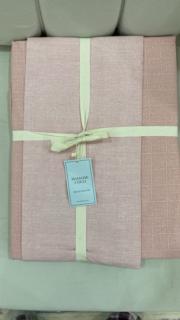 Pembe Desenli Çift Kişilik Nevresim Takımı - Görsel 2