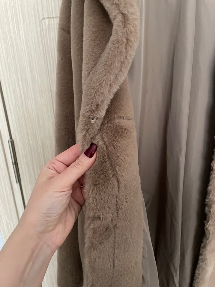Sarar Kahve Kürklü Kadın Uzun Kaban — görsel 6/10