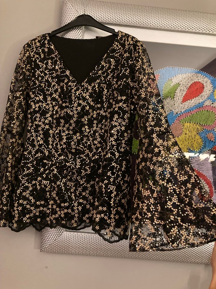 PAYETLİ ŞIK BLUZ - Görsel 5