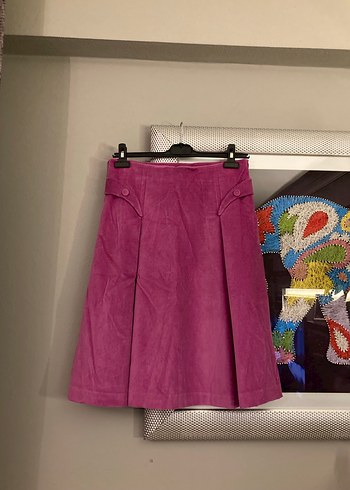 TWİST KADİFE ETEK  - Görsel 2