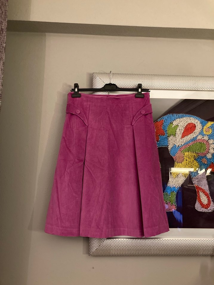 TWİST KADİFE ETEK  - Görsel 2