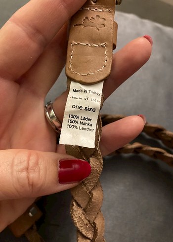 GERÇEK DERİ ÖRGÜ KEMER - Görsel 5