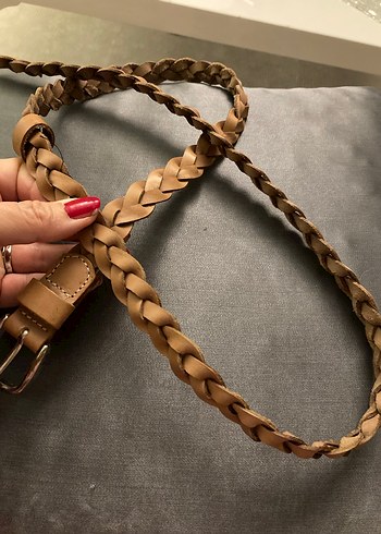 GERÇEK DERİ ÖRGÜ KEMER - Görsel 2