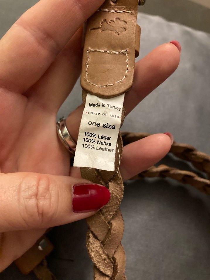 GERÇEK DERİ ÖRGÜ KEMER - Görsel 5