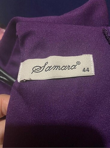 44 Beden Mor simli elbise