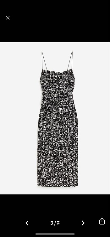 h&m puantiyeli elbise