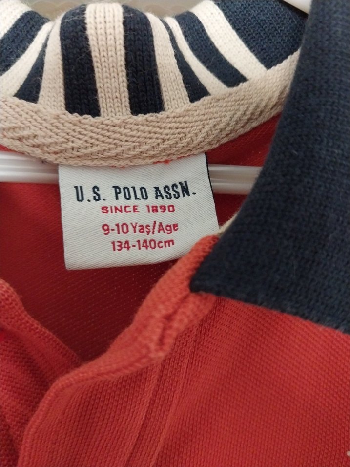 Erkek Uzun Kollu Kırmızı Polo Yaka Tişört - Görsel 4