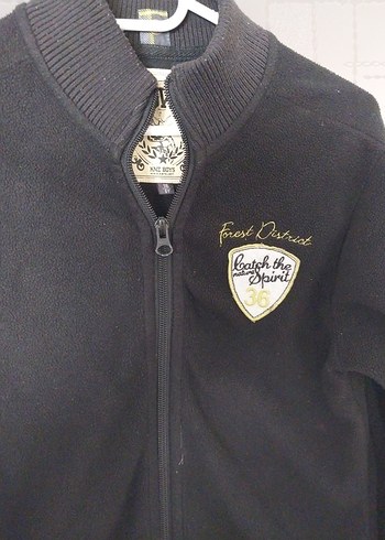 Pola Fermuarlı Siyah Sweatshirt - Görsel 2