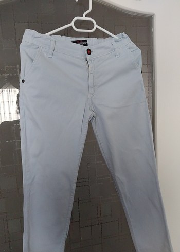 açık mavi Erkek Günlük Pantolon - Görsel 2