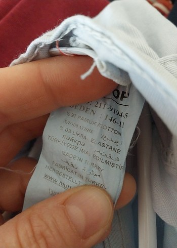 açık mavi Erkek Günlük Pantolon - Görsel 4