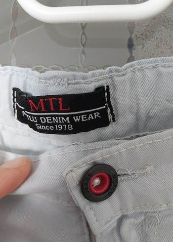 açık mavi Erkek Günlük Pantolon - Görsel 3