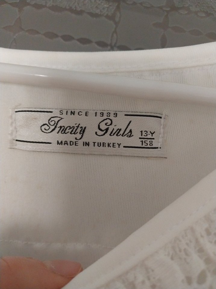 Kız Çocuk Beyaz Fırfırlı Bohem Elbise - Görsel 3