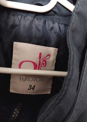 Düğmeli Lacivert Denim Kadın Ceket - Görsel 6