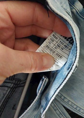 açık mavi kot pantolon - Görsel 5