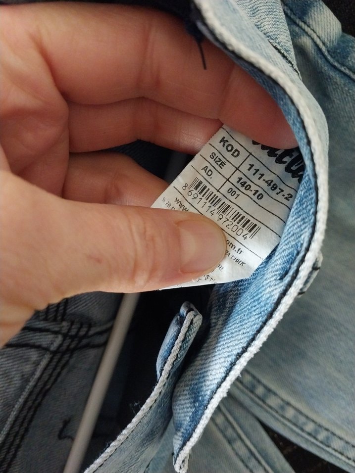 açık mavi kot pantolon - Görsel 5