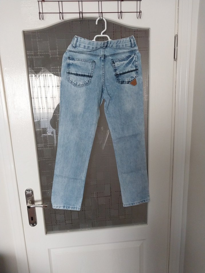 açık mavi kot pantolon - Görsel 3