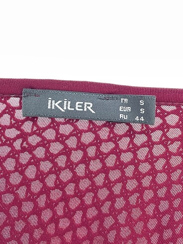 s Beden bordo Renk Ikiler Bluz %70 İndirimli.