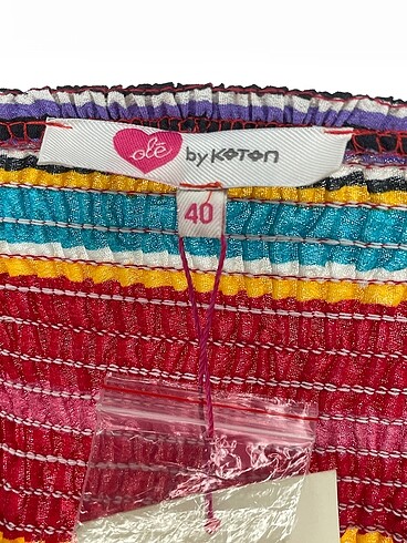 40 Beden çeşitli Renk Koton Kısa Elbise %70 İndirimli.