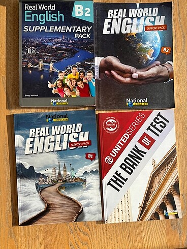 4 ADET NATIONAL ENGLISH KİTAP