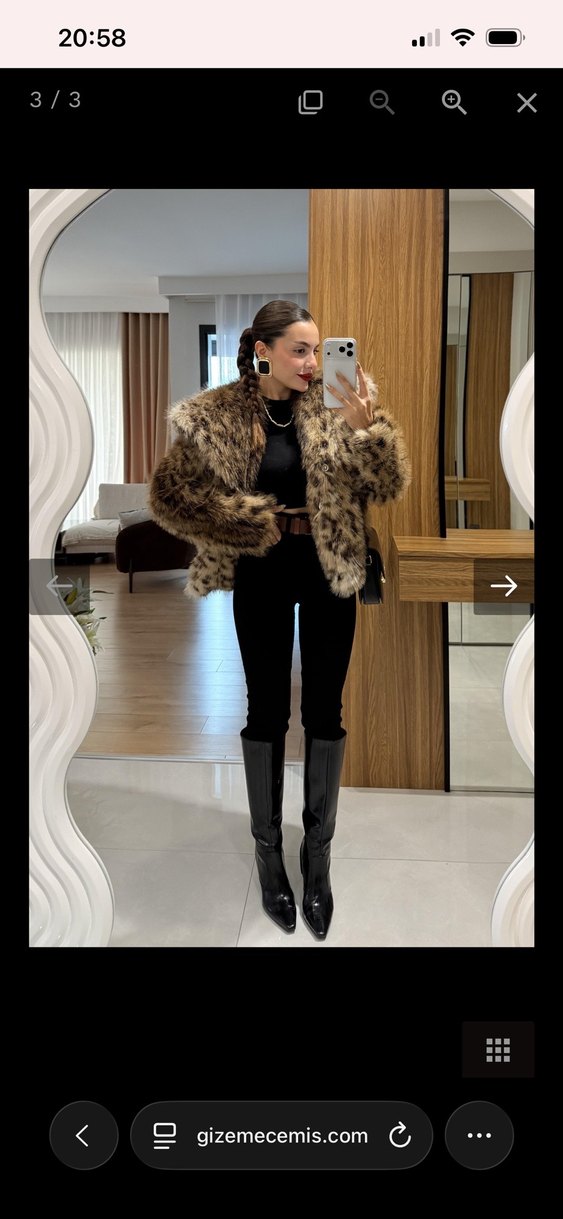 Kadın Siyah Skinny jean - Görsel 3