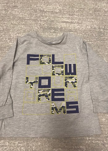 Gri Kamuflaj Desenli Erkek çocuk pijama takımı - Görsel 3