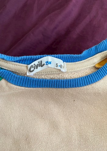 Erkek Çocuk Renkli Baskılı Sweatshirt ve Sarı Eşofman - Görsel 4