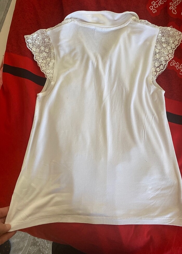 Gömlek detaylı bluz - Görsel 3