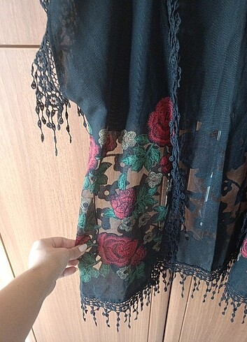 diğer Beden siyah Renk Transparan kimono