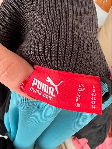l Beden siyah Renk Puma Spor Ceket
