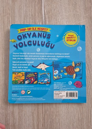 Pop-Up ile Keşfet Okyanus Yolculuğu Çocuk Kitabı