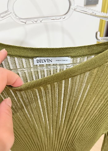 s Beden Parlak Yeşil Triko Kadın Kazak