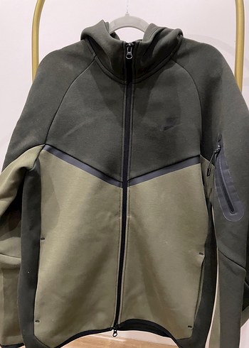 Nike Khaki Fermuarlı Streetwear Sweatshirt