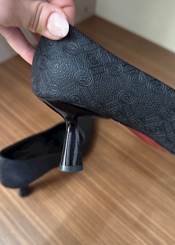 Klasik Siyah Stiletto Kadın Ayakkabı - Görsel 7