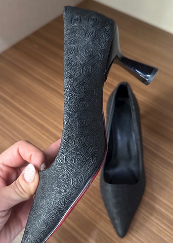 Klasik Siyah Stiletto Kadın Ayakkabı - Görsel 2