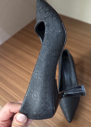 Klasik Siyah Stiletto Kadın Ayakkabı - Görsel 5