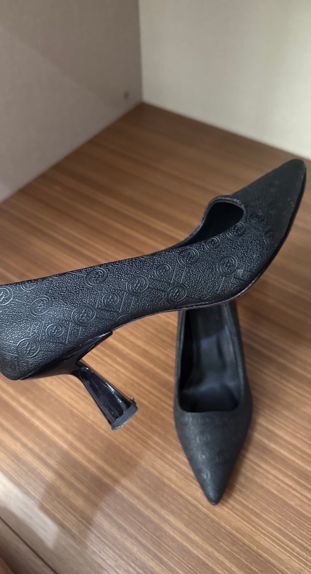 Klasik Siyah Stiletto Kadın Ayakkabı - Görsel 3