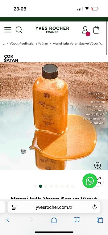 Yves Rocher Işıltılı yağ