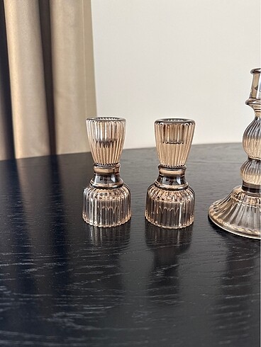  Beden 4 lü şamdan set