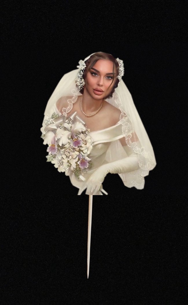 Bride To Be Cupcake Kürdanları - Görsel 3