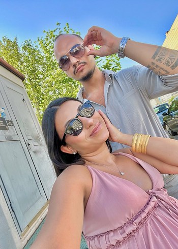 Pembe Bohem Uzun Hamile Abiye Elbise - Görsel 6