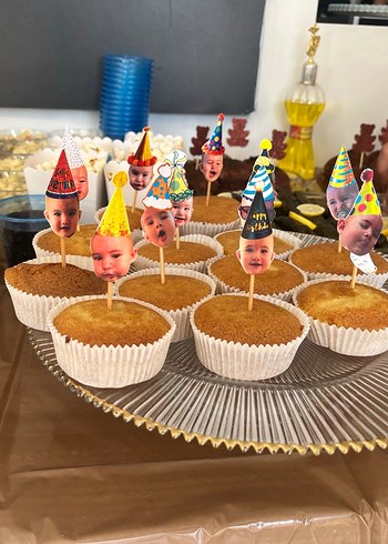 Renkli Doğum Günü Parti Kürdanları - Görsel 2